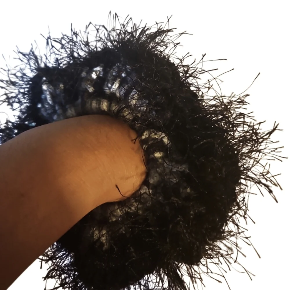 Hand Crafted Black Swan Tutu Scrunchie 6